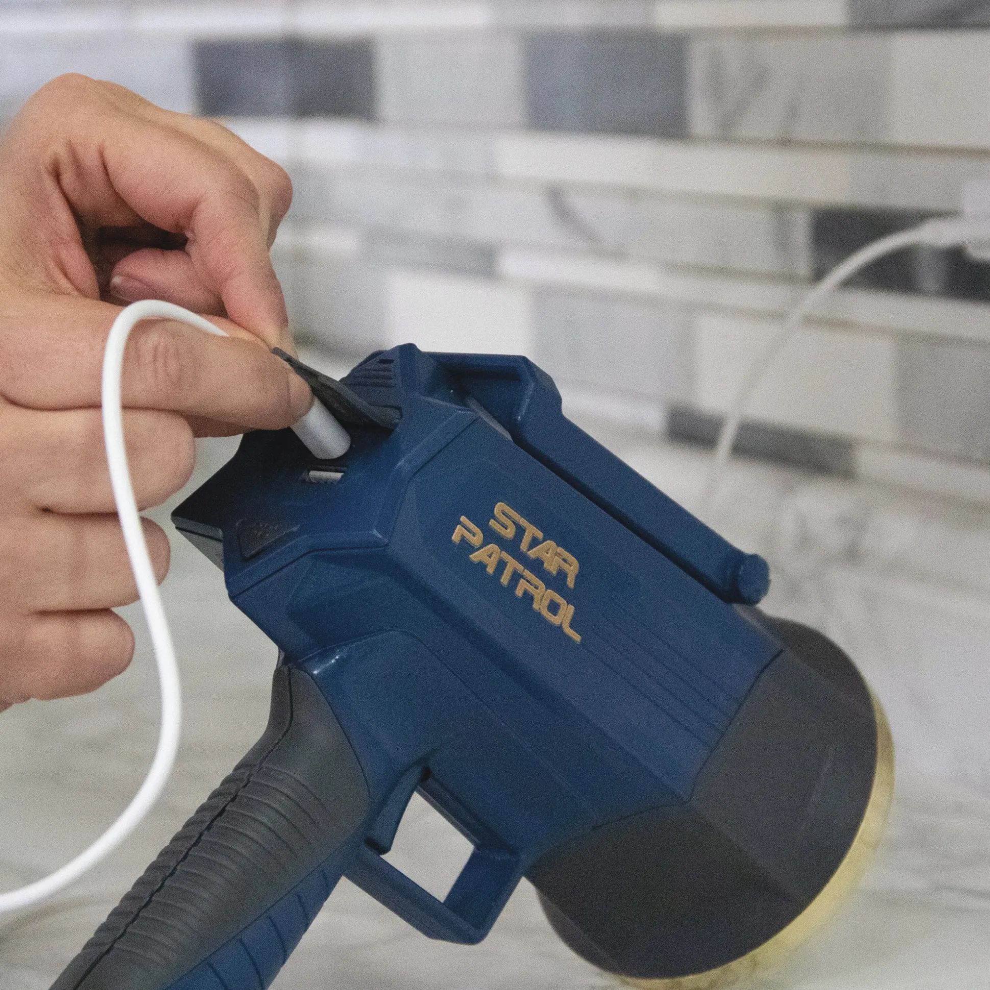 Star Patrol Mega-Bright Rechargeable Spotlight