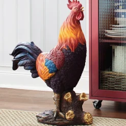 Statement Rooster Statue