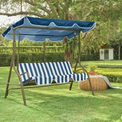 Striped Lawn Swing