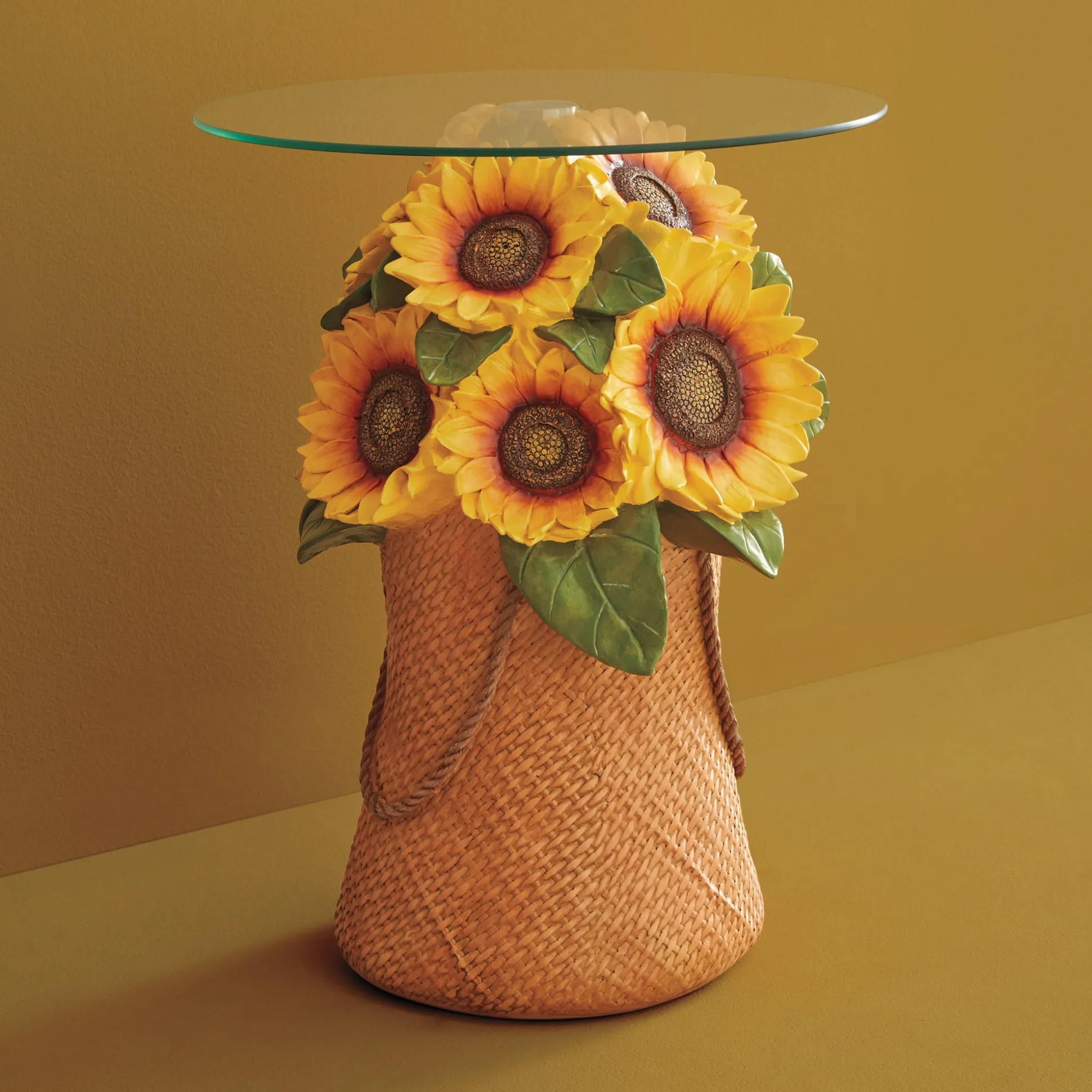 Sunflower Accent Table