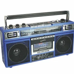 Supersonic 4-Band Radio and Cassette Player with Bluetooth