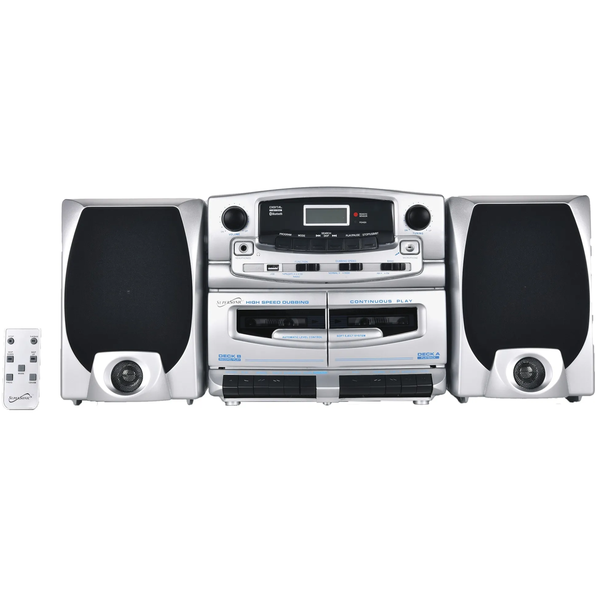 Supersonic Multimedia Audio System with Bluetooth