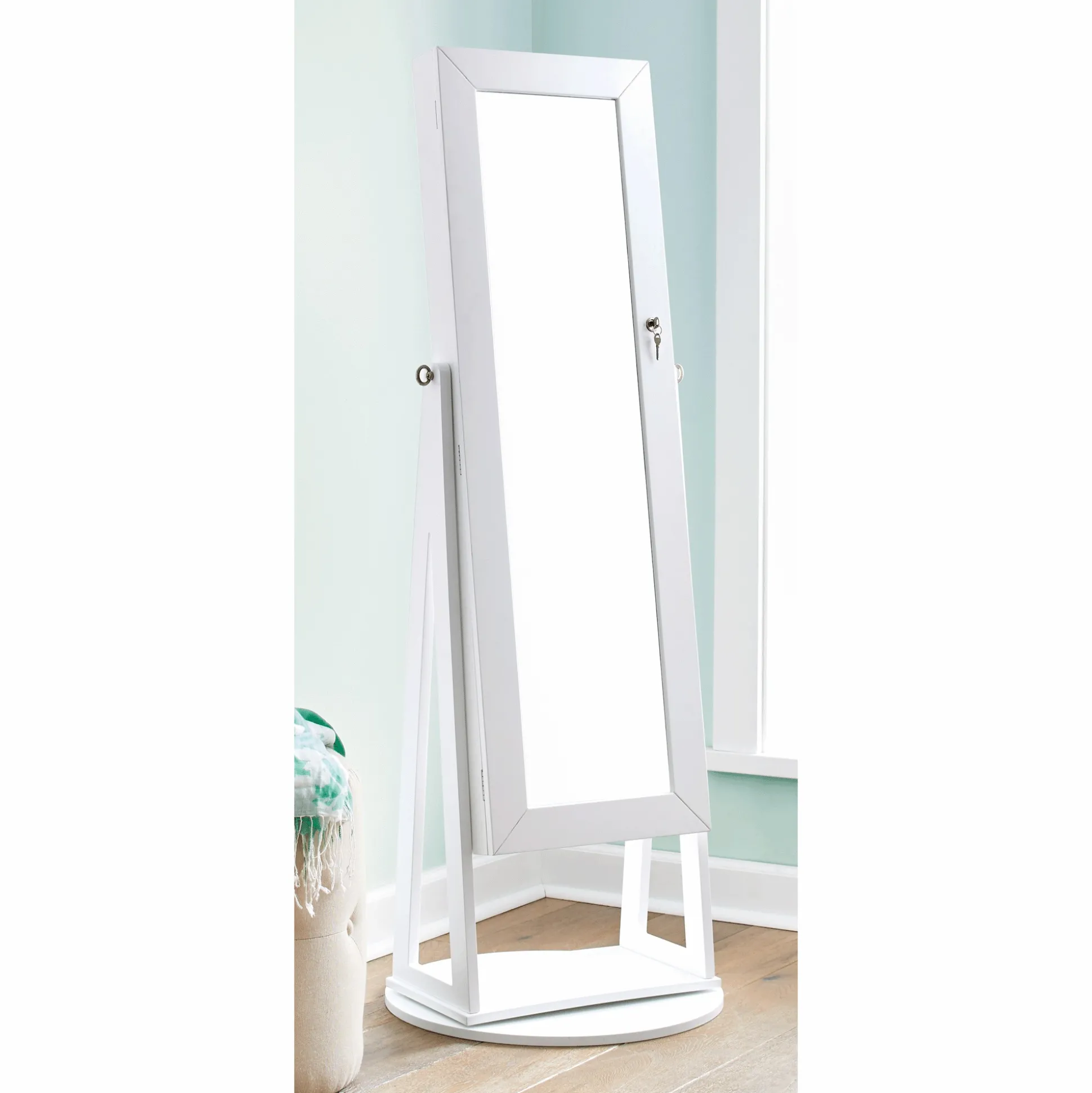 Swivel Jewelry Cabinet