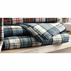 Tartan Plaid Microfiber Sheet Set