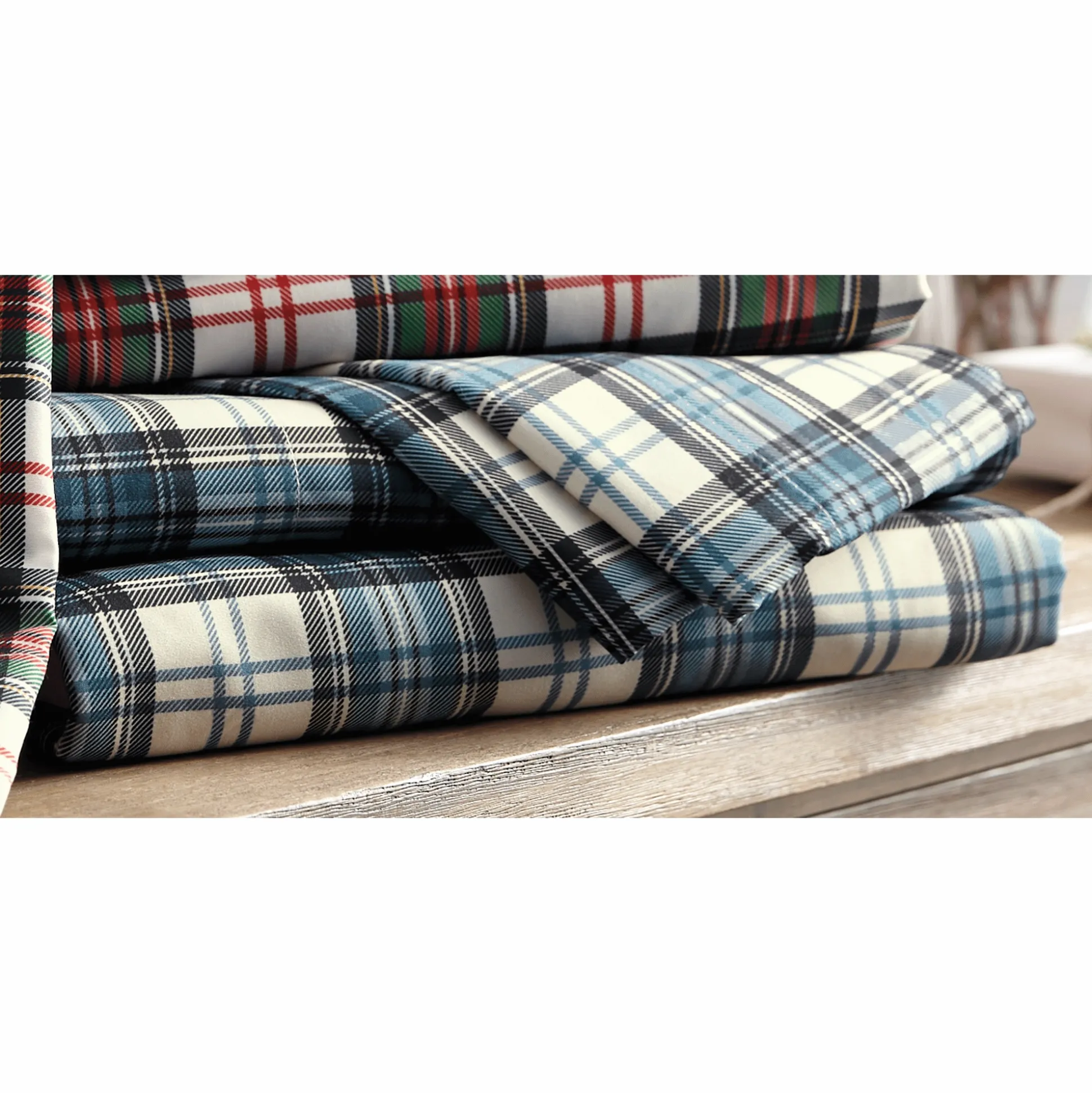 Tartan Plaid Microfiber Sheet Set