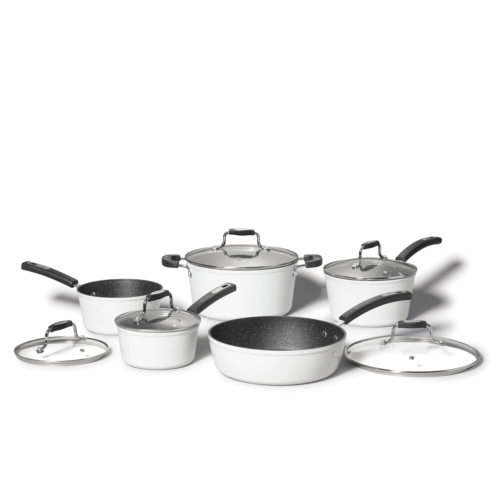 The Rock 10-pc. Forged Aluminum Cookware Set