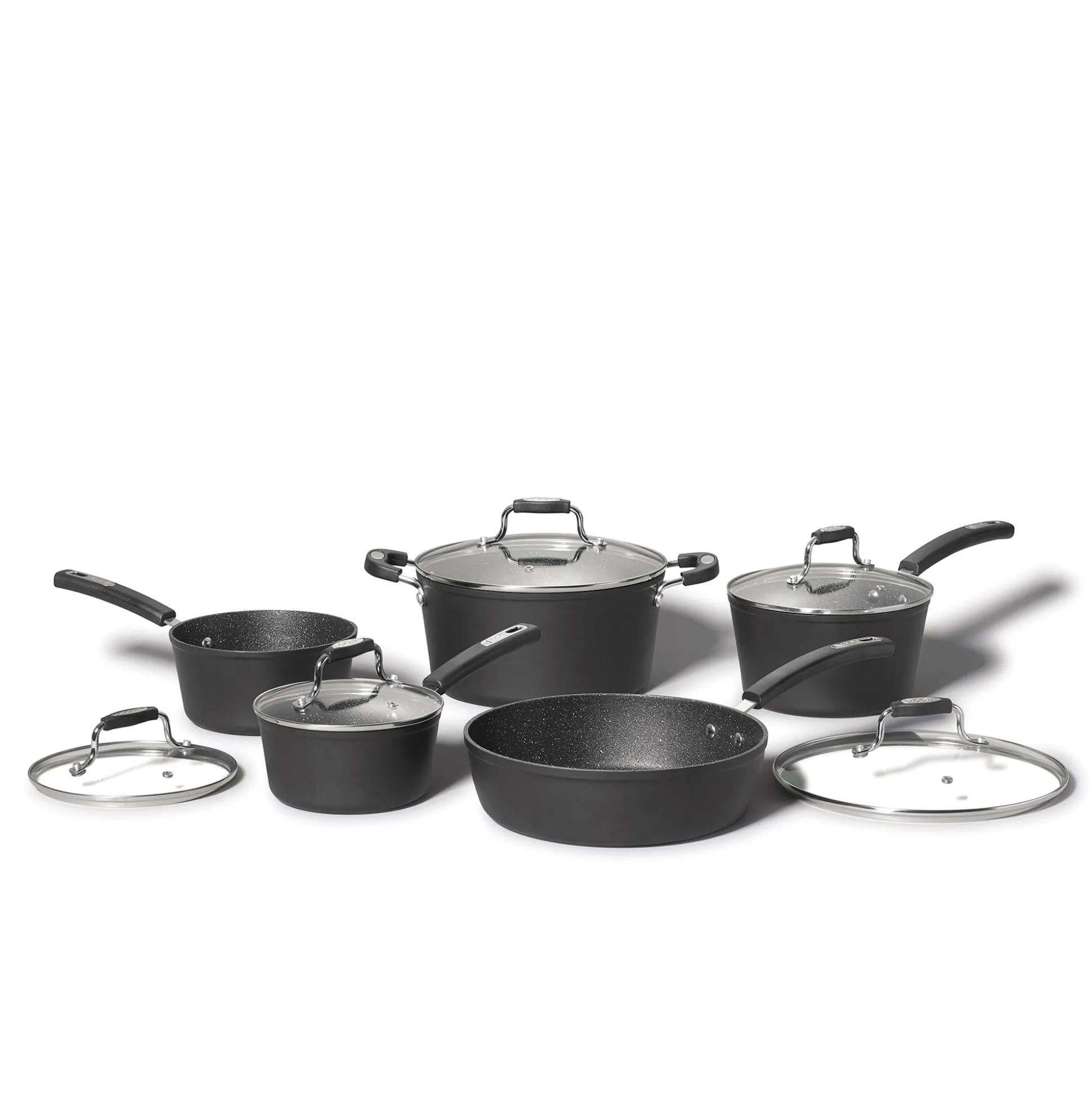 The Rock 10-pc. Forged Aluminum Cookware Set