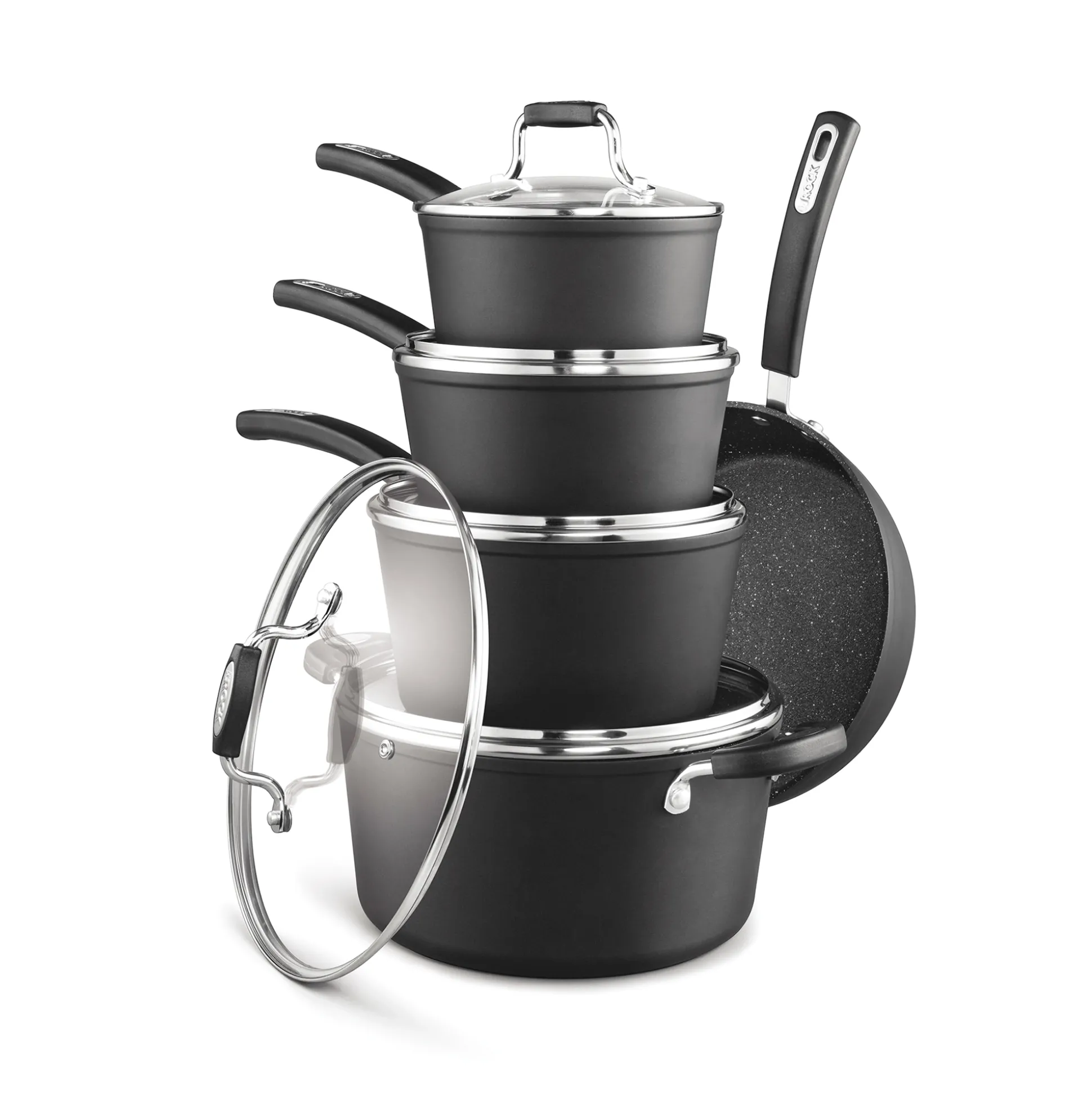 The Rock 10-pc. Forged Aluminum Cookware Set
