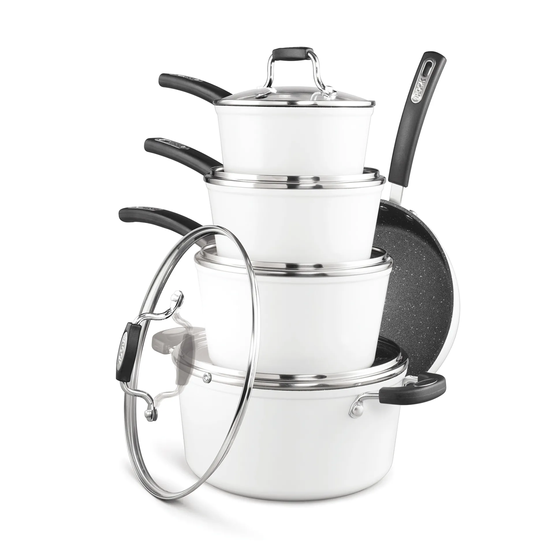 The Rock 10-pc. Forged Aluminum Cookware Set
