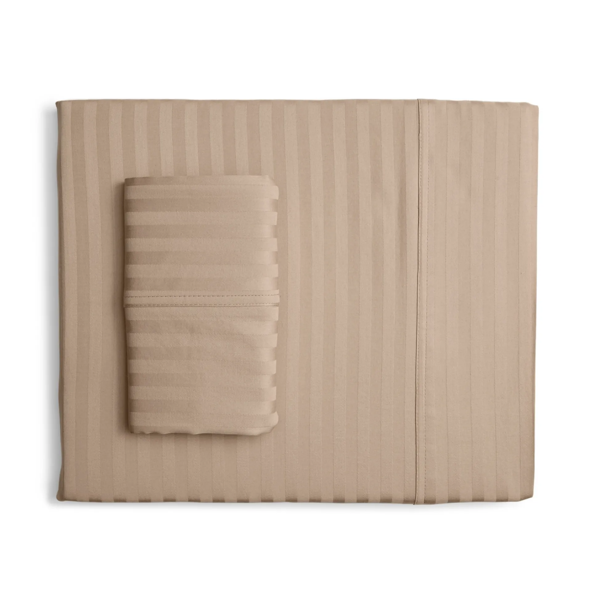 400-Thread Count Egyptian Cotton Sateen Stripe Sheet Set