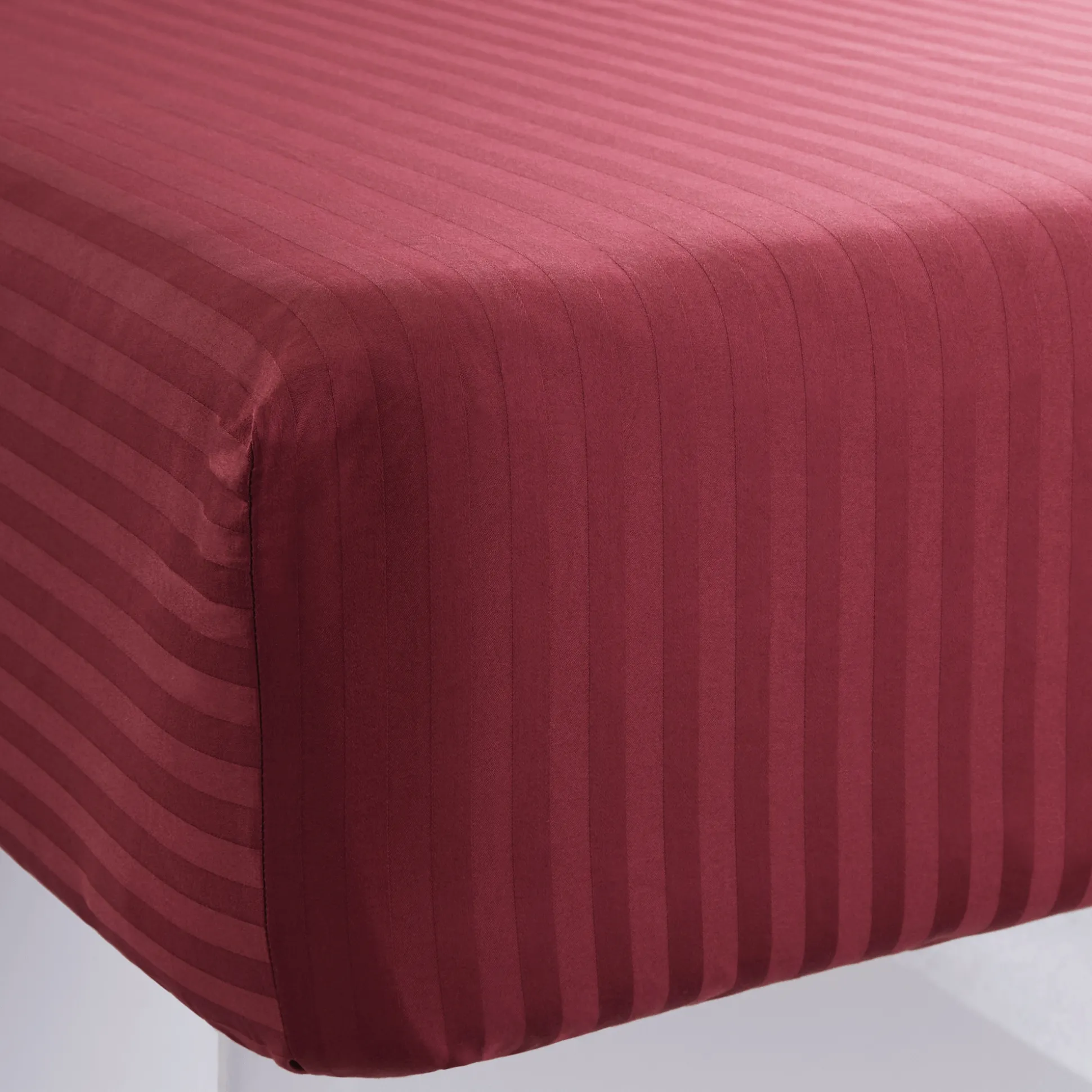 400-Thread Count Egyptian Cotton Sateen Stripe Sheet Set