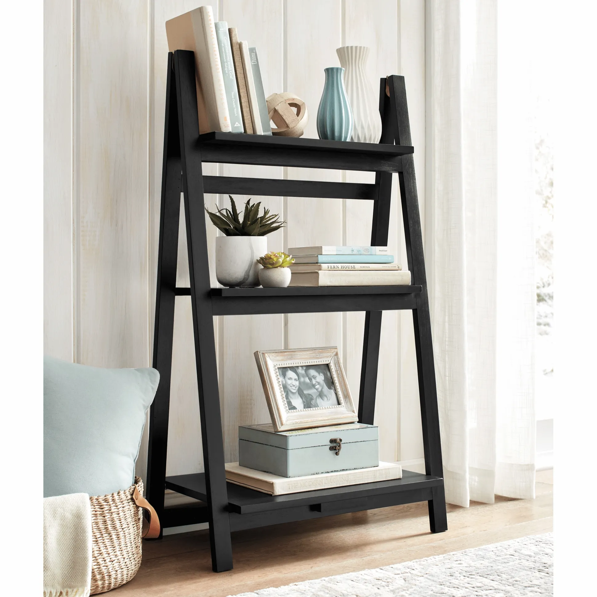 3-Tier Folding Step Bookcase