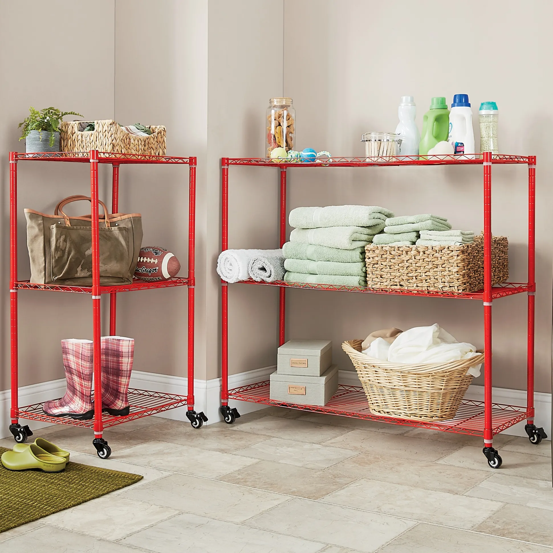 3-Tier Mobile Tower Shelf