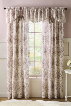 Toile French Country Curtain Window Panel
