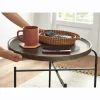 Tray-Top Rolling Accent Table