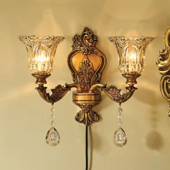 Vintage-Style Ornate Wall Sconce