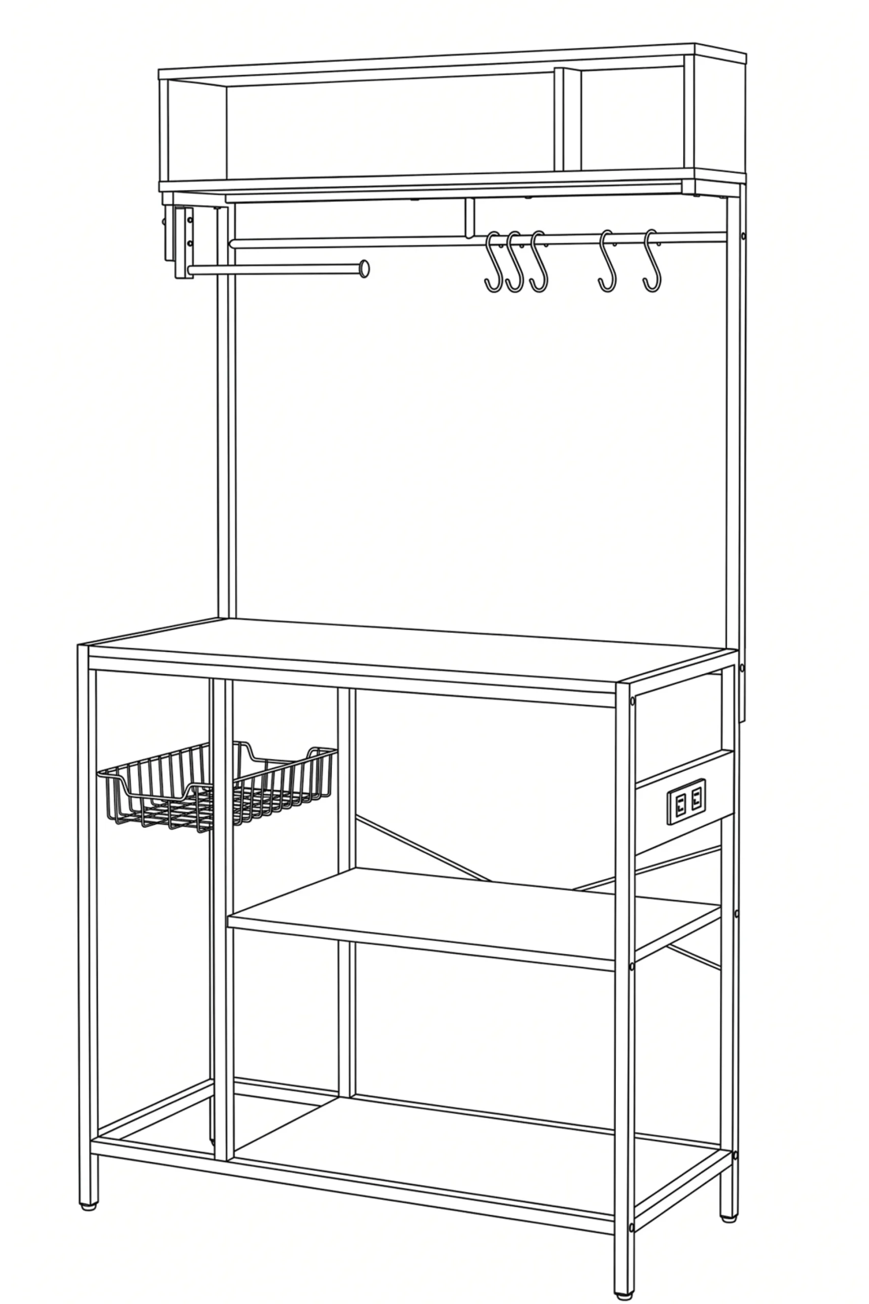 Wakefield Powered Bakers Rack