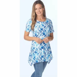 Watercolor Floral Knit Tunic
