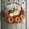 Welcome Scarecrow Wreath