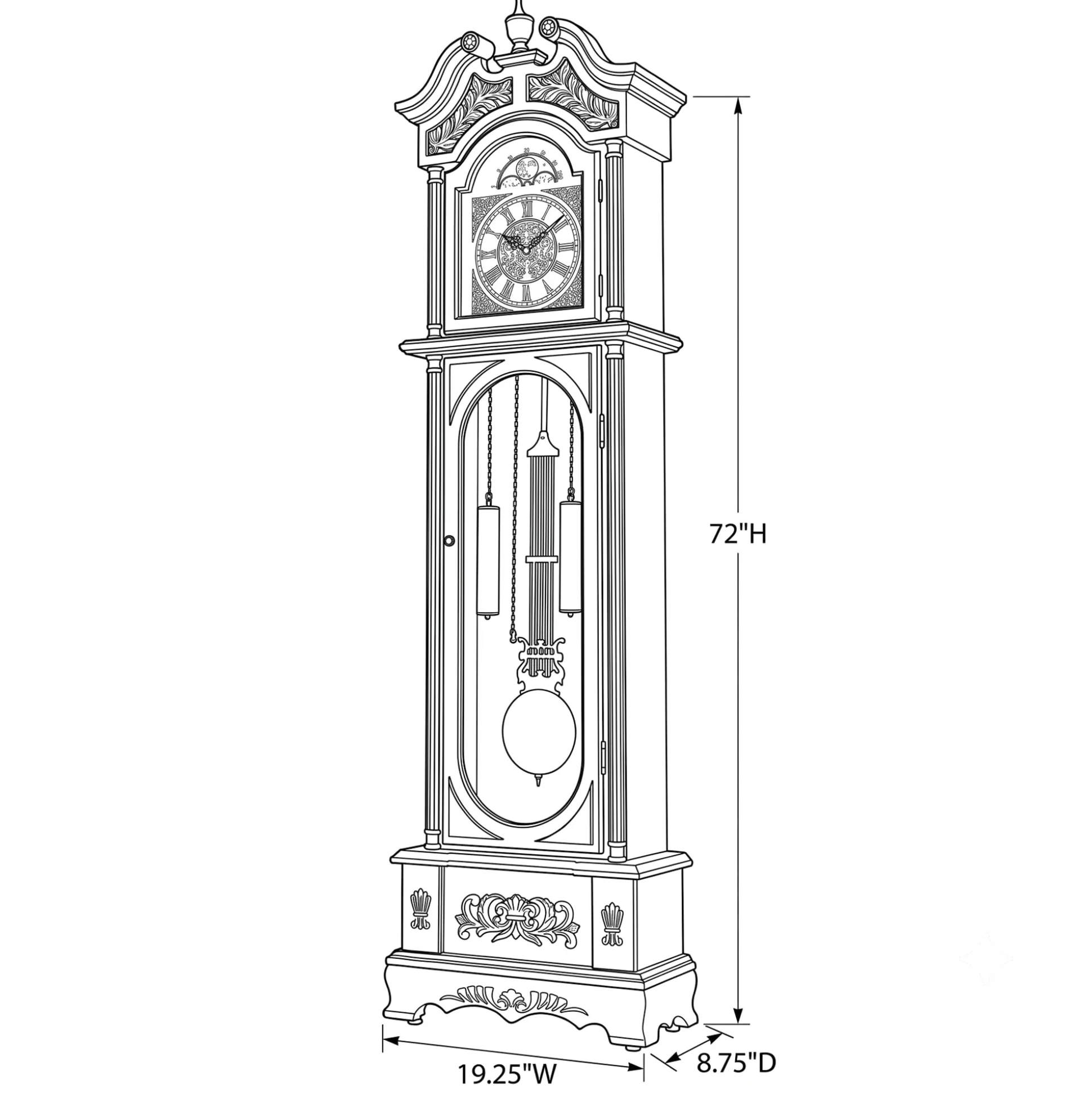 Westminster Grandfather Clock