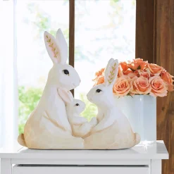 White Bunny Family
