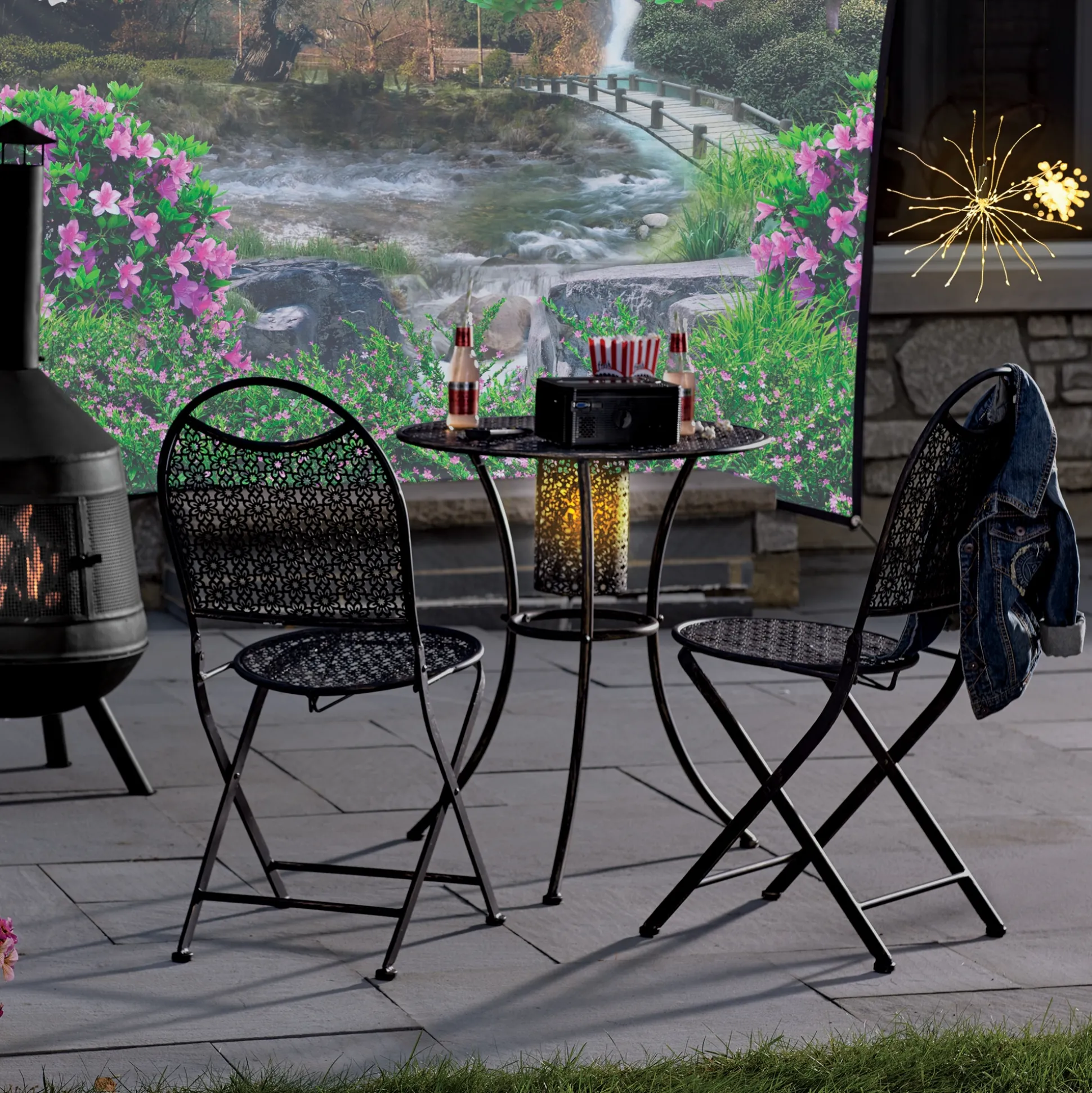 Whitney 3-Piece Solar Bistro Set