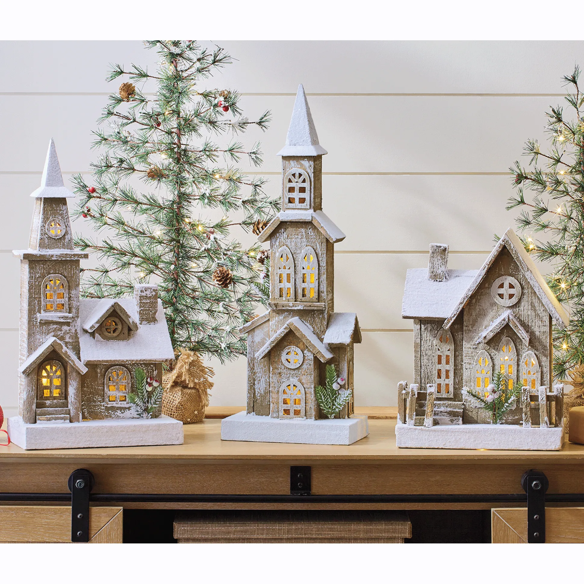 Wood Winter Village