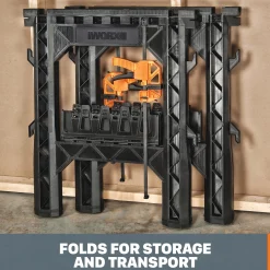 Worx Clamping Sawhorses (Set of 2) with Bar Clamps