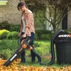 Worx Trivac 12-Amp Electric 3-in-1 Blower/Mulcher/Yard Vacuum with Leaf Collection System