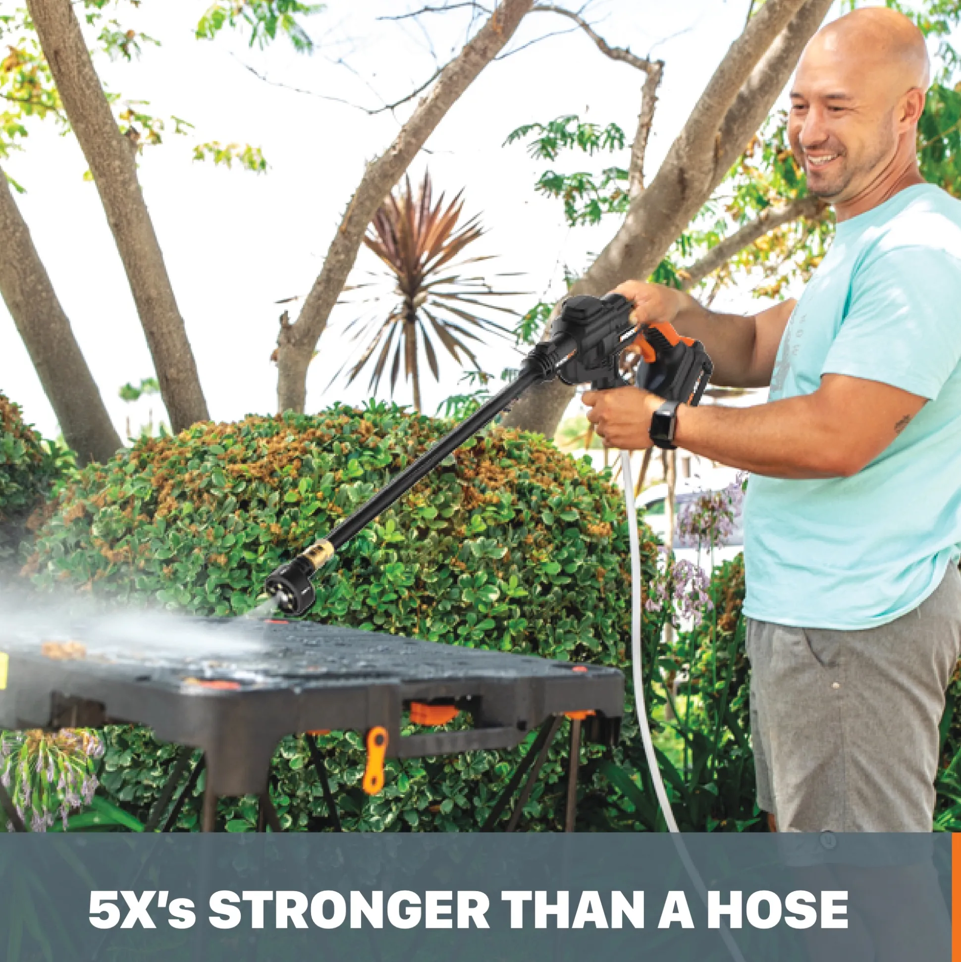 Worx 20V Power Share 4.0Ah Hydroshot Portable Power Cleaner (415 MAX PSI)