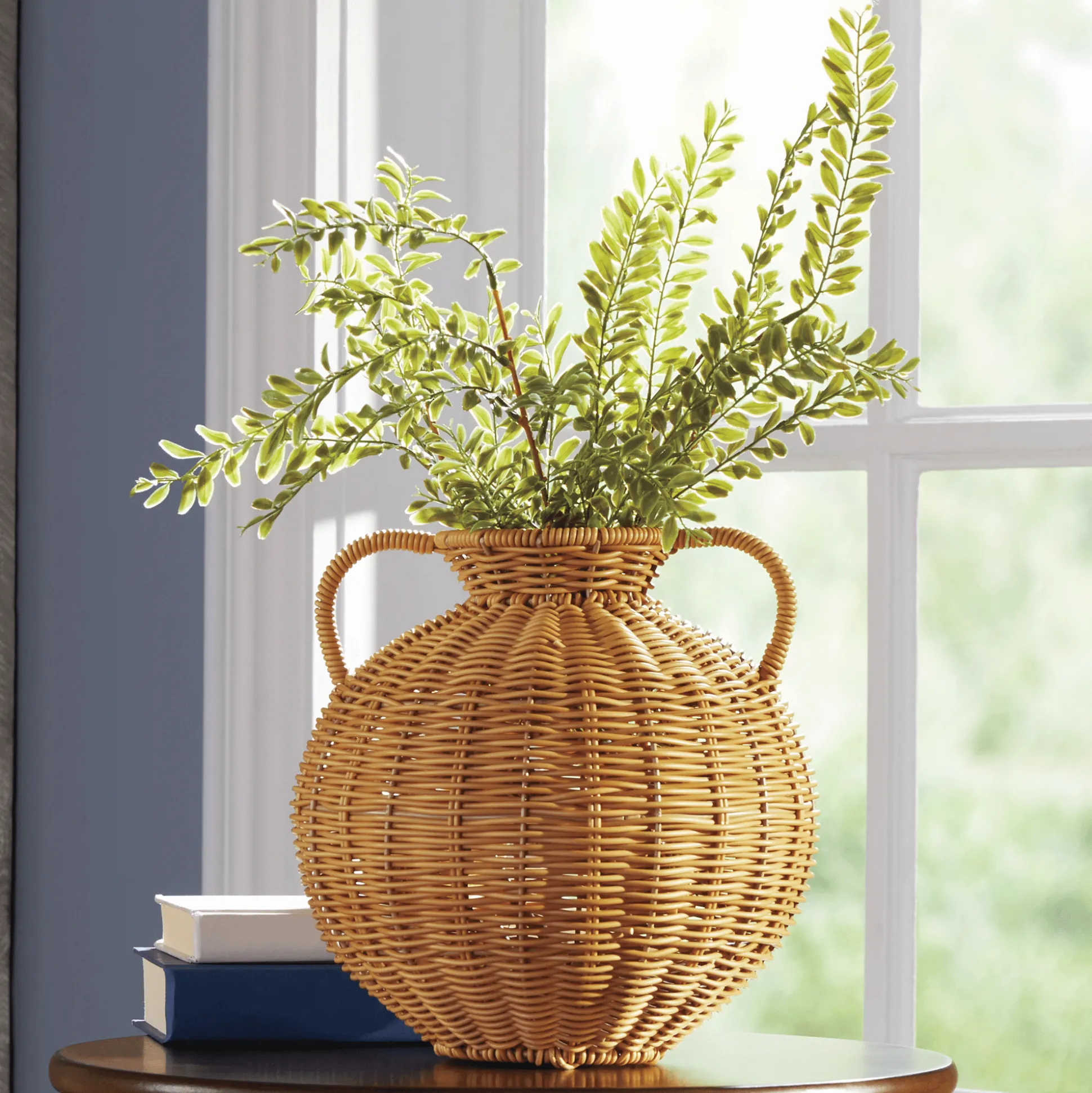 Woven Vase with Handles