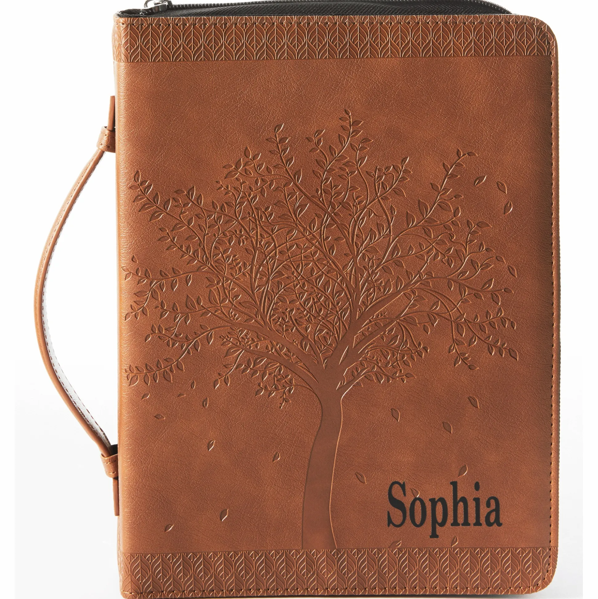 Zippered Bible Cover with Handle